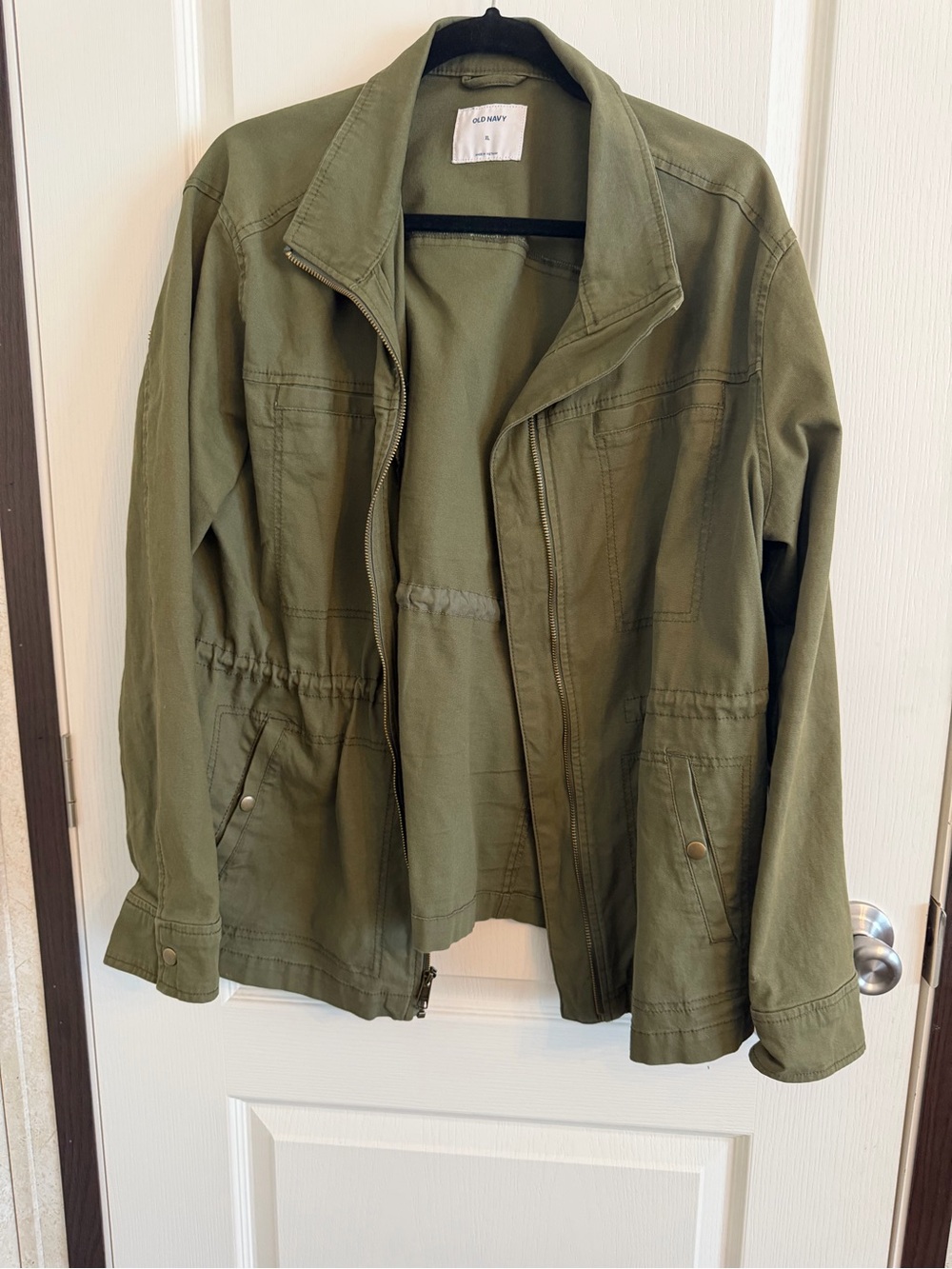 Old Navy Olive Green Utility Jacket - Women